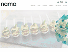 Tablet Screenshot of namafoods.com